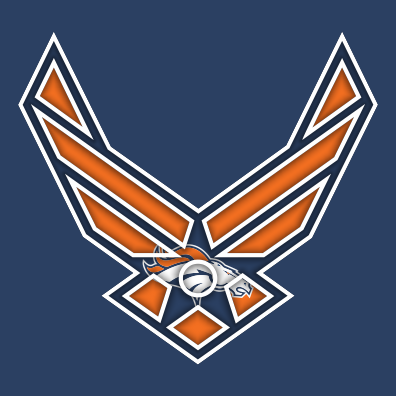 Airforce Denver Broncos Logo iron on paper